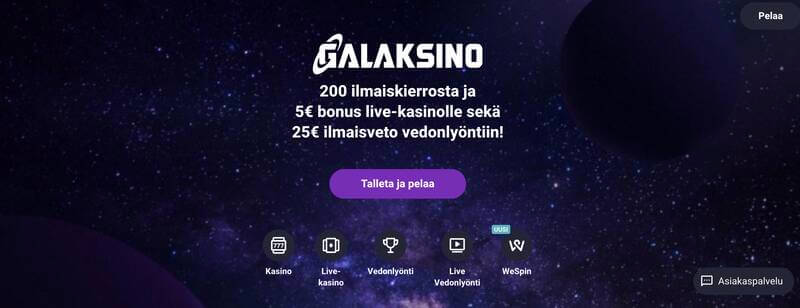 Galaksino Casino kokemuksia